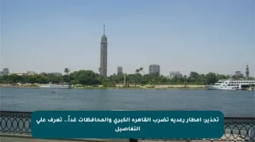 تحذير: أمطار رعدية تضرب القاهرة الكبرى والمحافظات غداً.. تعرف على التفاصيل